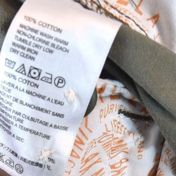 Tommy Bahama Relax Cargo Shorts XXL Green Drawstring Waist 100% Cotton 42" - Picture 6 of 10